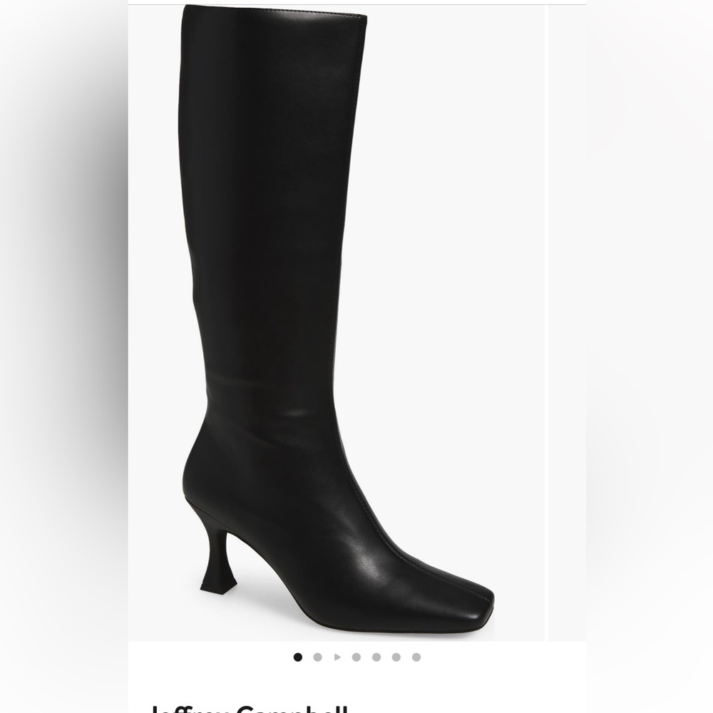 Jeffrey Campbell checkmate boot BLACK